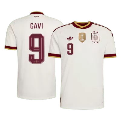 GAVI #9 Spain Away Player Version Jersey World Cup 2026 - Champion - gogoalshop