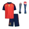 Spain Champion Home Kids Soccer Jerseys Full Kit World Cup 2026 - gogoalshop