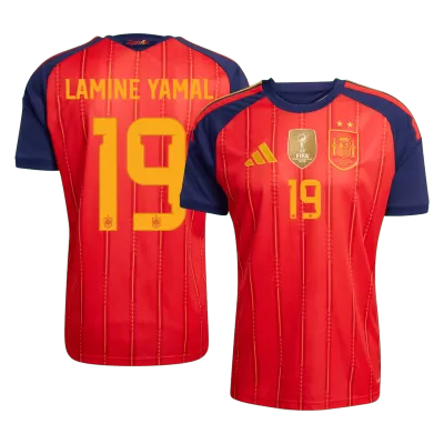 LAMINE YAMAL #19 Spain Champion Edition Home Soccer Jersey World Cup 2026 - gogoalshop