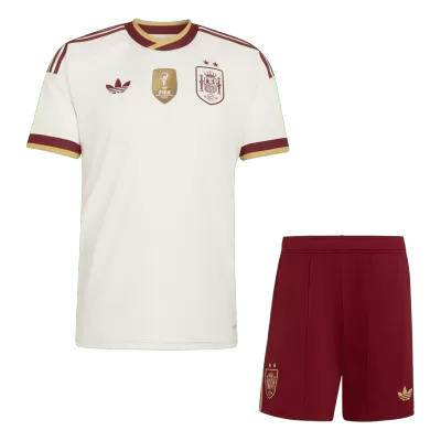 Spain Champion Away Kids Soccer Jerseys Kit World Cup 2026 - gogoalshop
