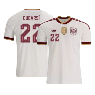 CUBARSÍ #22 Spain Champion Away Soccer Jersey World Cup 2026 - gogoalshop