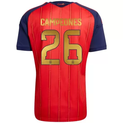 CAMPEONES #26 Spain Home Player Version Jersey World Cup 2026 - Champion - gogoalshop