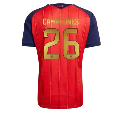 CAMPEONES #26 Spain Champion Home Soccer Jersey World Cup 2026 - gogoalshop