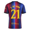 F. DE JONG #21 Barcelona Home Soccer Jersey 2026/27 -UCL - gogoalshop