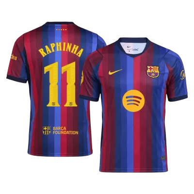 RAPHINHA #11 Barcelona Home Soccer Jersey 2026/27 -UCL - gogoalshop