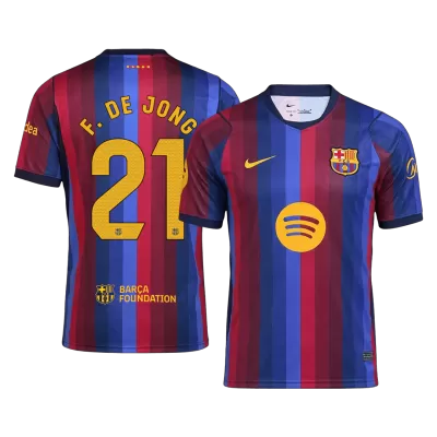 F. DE JONG #21 Barcelona Home Soccer Jersey 2026/27 - gogoalshop