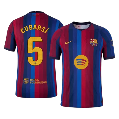 CUBARSÍ #5 Barcelona Home Player Version Jersey 2026/27 - gogoalshop