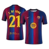 F. DE JONG #21 Barcelona Home Player Version Jersey 2026/27 - UCL - gogoalshop