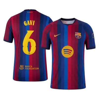 GAVI #6 Barcelona Home Player Version Jersey 2026/27 - UCL - gogoalshop