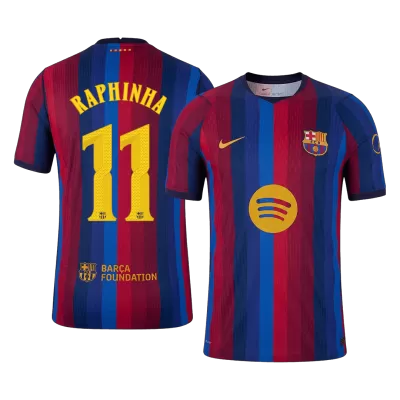 RAPHINHA #11 Barcelona Home Player Version Jersey 2026/27 - UCL - gogoalshop