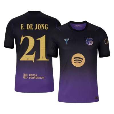 F. DE JONG #21 Barcelona Away Player Version Jersey 2026/27 - UCL - gogoalshop