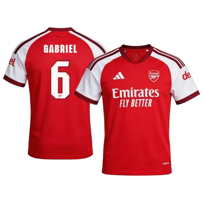 GABRIEL #6 Arsenal Home Soccer Jersey 2026/27 -UCL - gogoalshop