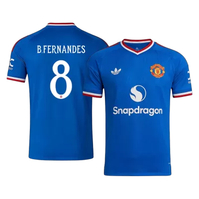 B. FERNANDES #8 Manchester United Away Soccer Jersey 2026/27 -UCL - gogoalshop