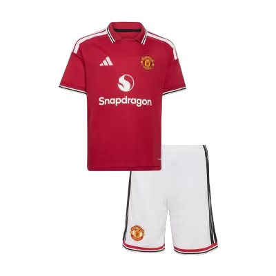 Manchester United Home Kids Soccer Jerseys Kit 2026/27 - gogoalshop