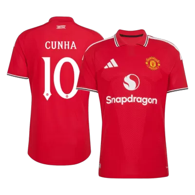 CUNHA #10 Manchester United Home Player Version Jersey 2026/27 - UCL - gogoalshop