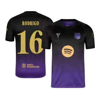 RODRIGO #16 Barcelona Away x Kobe Bryant Soccer Jersey 2026/27 -UCL - gogoalshop