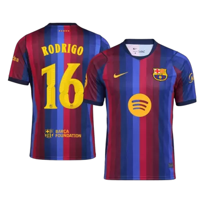 RODRIGO #16 Barcelona Home Soccer Jersey 2026/27 -UCL - gogoalshop