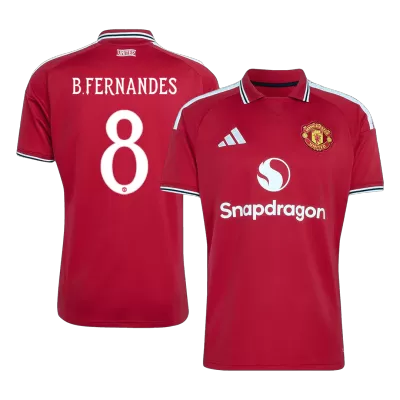 B.FERNANDES #8 Manchester United Home Soccer Jersey 2026/27 -UCL - gogoalshop