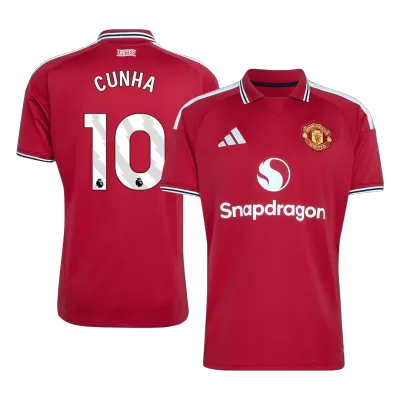 CUNHA #10 Manchester United Home Soccer Jersey 2026/27 - gogoalshop