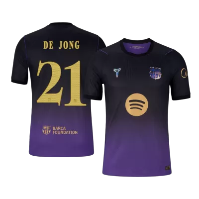 DE JONG #21 Barcelona Away Soccer Jersey 2026/27 -UCL - gogoalshop