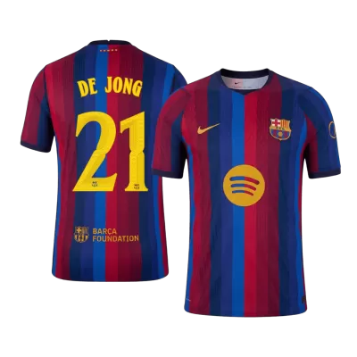 DE JONG #21 Barcelona Home Player Version Jersey 2026/27 - UCL - gogoalshop