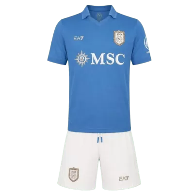 Napoli Home Kids Soccer Jerseys Kit 2026/27 - gogoalshop