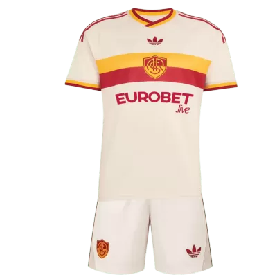 Roma Away Kids Soccer Jerseys Kit 2026/27 - gogoalshop