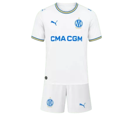 Marseille Home Kids Soccer Jerseys Kit 2026/27 - gogoalshop