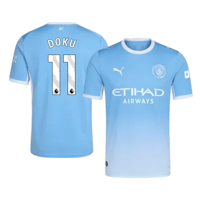 DOKU #11 Manchester City Home Soccer Jersey 2026/27 - gogoalshop
