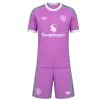 Manchester United Goalkeeper Kids Soccer Jerseys Kit 2026/27 Purple - gogoalshop