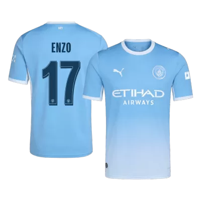 ENZO #17 Manchester City Home Soccer Jersey 2026/27 -UCL - gogoalshop