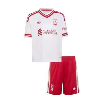 Liverpool Away Kids Soccer Jerseys Kit 2026/27 - gogoalshop
