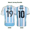 Retro MESSI #19 Argentina Home 2006 & MESSI #10 Argentina Home 2026 - gogoalshop