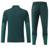 Real Madrid 1/4 Zip Tracksuit 2026/27 Green - gogoalshop