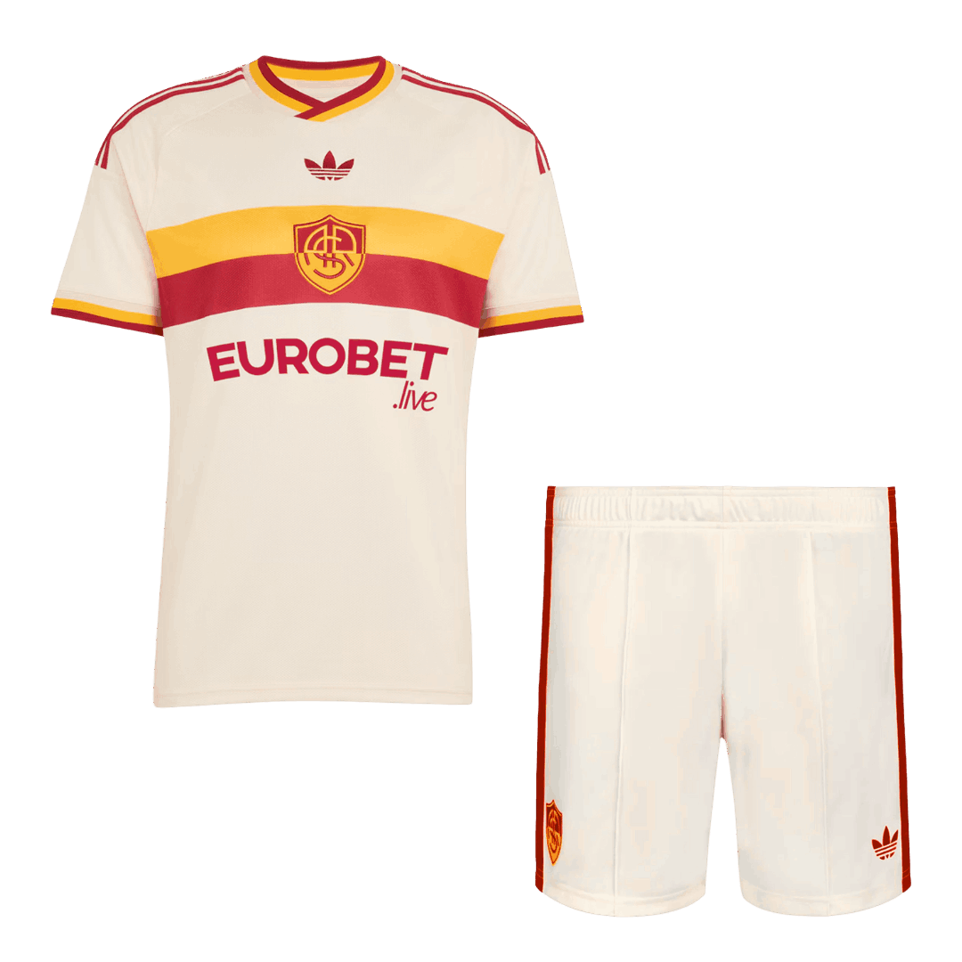 Roma Soccer uniform kits White