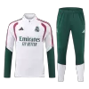 Real Madrid 1/4 Zip Tracksuit 2026/27 White - gogoalshop