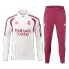 Real Madrid 1/4 Zip Tracksuit 2026/27 White - gogoalshop