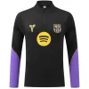 Barcelona 1/4 Zip Tracksuit 2026/27 Kids Black - gogoalshop