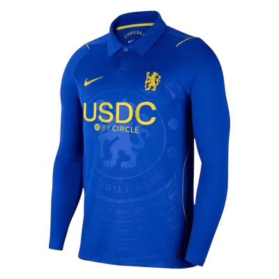 Chelsea Home Long Sleeve Kids Soccer Jerseys Kit 2026/27 - gogoalshop