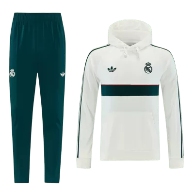 Real Madrid Hoodie Tracksuit 2026/27 White - gogoalshop