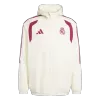 Real Madrid Hoodie Windbreaker Jacket 2026/27 - White - gogoalshop