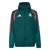 Real Madrid Hoodie Windbreaker Jacket 2026/27 - Green - gogoalshop