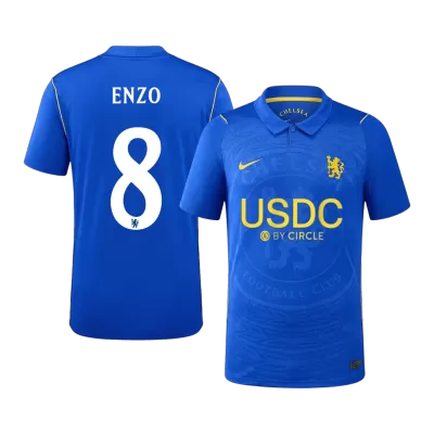 ENZO #8 Chelsea Home Soccer Jersey 2026/27 -UCL - gogoalshop