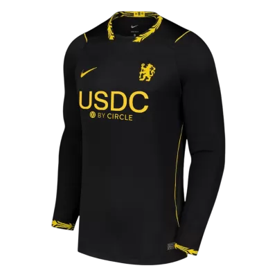 Chelsea Away Long Sleeve Kids Soccer Jerseys Kit 2026/27 - gogoalshop