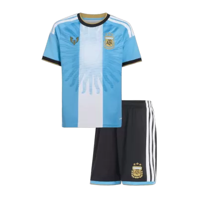 Argentina x Messi Farewell Kids Soccer Jerseys Kit 2026 - gogoalshop