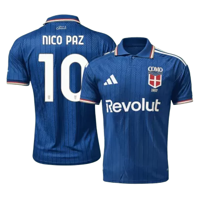 Nico Paz #10 Como 1907 Home Player Version Jersey 2026/27 - gogoalshop