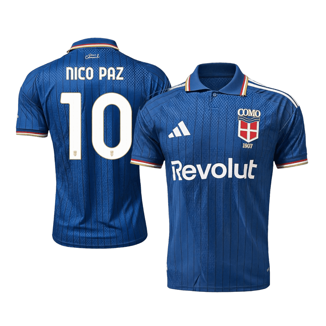 Nico Paz #10 Como 1907 Home Player Version Jersey 2026/27 | Gogoalshop