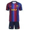 Barcelona x Golf Wang Home Kids Soccer Jerseys Kit 2026/27 - gogoalshop