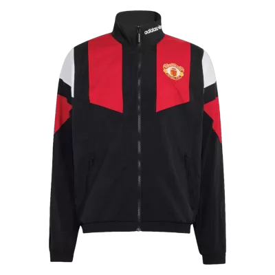 Manchester United Windbreaker Jacket 2026/27 - Black - gogoalshop
