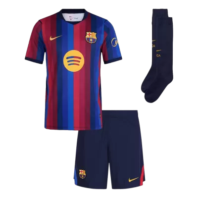 Barcelona Home Kids Soccer Jerseys Kit 2026/27 - gogoalshop